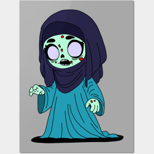 Cute Saudi Arabian Zombie Posters and Art